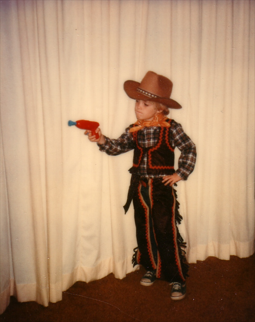 cowboy Mason with gun